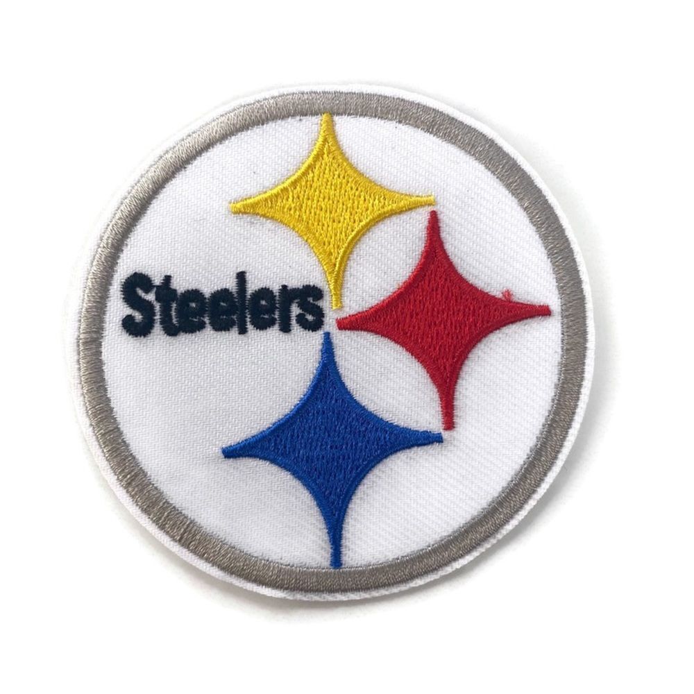 3” Steelers Football Team Embroidered Patch